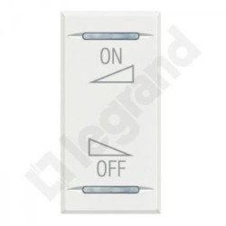 AXOLUTE MYHOME - KLAWISZ REGULACJA 1M BIAŁY HD4911AI /10szt./