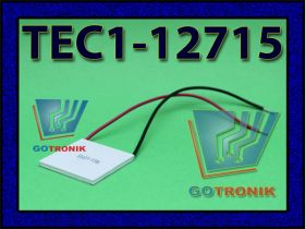 Ogniwo TEC moduł Peltiera TEC1-12715 40x40x3,2mm