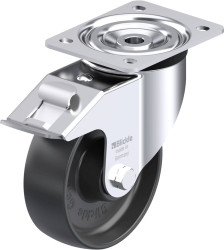 Blickle 74443 L-PP 150R-FI Rolka obrotowa z blachy stalowej Średnica koła: 150 mm Maksymalne obciążenie: 300 kg 1 szt.