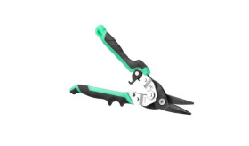 Nożyce do blachy, dł.: 250 mm, Prawy, materiał cięcia: Aluminium, Miedź, Skóra, Stal miękka, Tworzywo sztuczne, UPVC