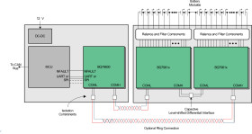 Automotive 14-S precision battery monitor, balancer and integrated protector with ASIL-D compliance