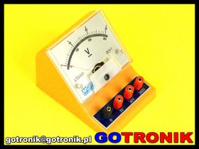 DCV-1 woltomierz analogowy szkolny DC do 300 V