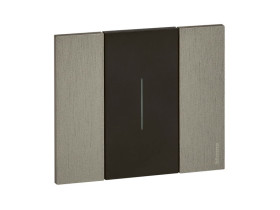 LIVING NOW Ramka 2 moduły - steel KA4802ZG LEGRAND