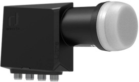 Inverto IDLT-QTL412-ULTRA-OPN Quattro-LNB Ilość uczestników: 4 Rozmiar zasilenia: 40 mm czarny