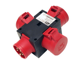 Rozdzielnica budowlana RB gniazda 3x16A/5 wtyki 1x16A/5 IP44 PIESZYCE 9430007Wk PCE