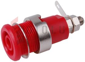 Gniazdo panelowe bezp. 4mm GLP301-R 32A CAT II 1000V