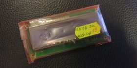 Wyświetlacz LCD 16x1 LED niebieskie znaki