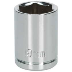 Siegen S0657 Walldrive Socket 19mm 1/2&quot;sq Drive