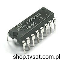 UPD416C-2 NMOS DRAM Memory 16K DIP16 NEC