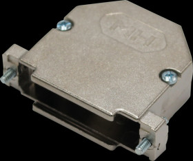 MHDU45ZK25-K D-Sub cap, 25-pin, angled, silver, size B