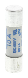 Bezpiecznik 10A 10 x 38mm 600V dc SIBA