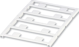 PA device marker, (L x W) 9 x 11 mm, white, sheet with 10 pcs, 0819291