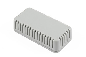 Obudowa ABS szerokość zew. 40 mm długość zew. 80 mm wys. zew. 20 mm Hammond IP30 Szary