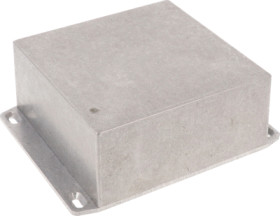 Aluminum die cast enclosure, (L x W x H) 125 x 125 x 57 mm, natural, IP54, 1590KKFL
