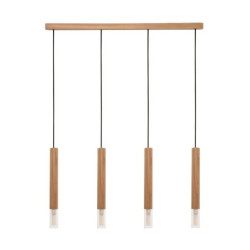Lampa wisząca MADERA kolor drewniany drewno/tkanina, 4xG9 IP20 8620403 Zuma Line