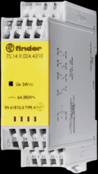 Relay module, 3 Form A (N/O) + 1 Form B (N/C), 230 V (AC), 19.5 kΩ, 6 A, 250 V (AC), 7S.14.8.230.4310