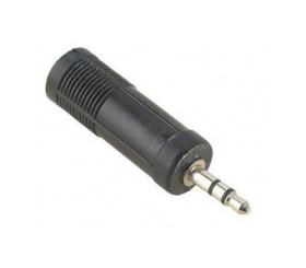 Adapter Jack: gniazdo 6.3 - wtyk 3.5 stereo