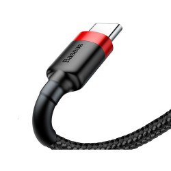 Kabel USB/USB-C 1m BASEUS TYPE-C Red+Black