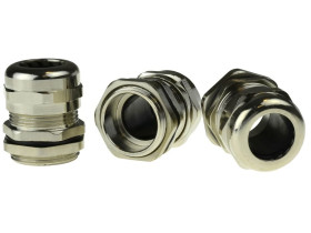 Dławnica metalowa M18x1,5 IP68 z nakrętką