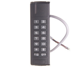 Czytnik zbliżeniowy zewnętrzny z klawiaturą EM 125kHz UNIQUE ciemnoszary PRT12EM-G