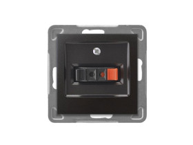 IMPRESJA Gniazdo głośnikowe pojedyncze antracytowe GG-1Y/m/50 OSPEL