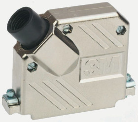 Osłona tylna D-Sub 37 -pinowe ABS Kątowy 3M C