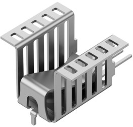 Clip-on heatsink, (L x W x H) 21 x 13 x 16 mm, 21.5 K/W, solderable surface, 10151079