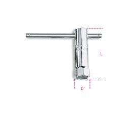 Klucz nasadowy, 16 mm, dł. 86 mm, BETA