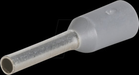 490208 100-pack of insulated 0.75mm² ferrules, grey