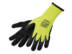 Rękawice ochronne Latex zimowe zielone Neon 11 12 par CB-7288