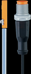 Cylinder sensor, with GMR cell, flush mounting, flush, 1 Form A (N/O), 30 V (DC), 100 mA, MK5214