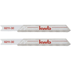 kwb 621130 Jigsaw Blades BIM for Metal alu plexiglass 2 pack