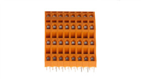 Listwa Zaciskowa Do Płytek Drukowanych 4-Piętrowa Raster 5,08Mm Pomarańczowa...