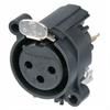 XLR gniazdo do obudowy 3pin (lutowane do druku) NC3FAV1 NEUTRIK