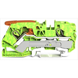 Listwa zaciskowa uziemienia WAGO poziomy: 1 8AWGWciskane TOPJOB S