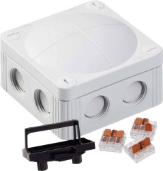 Wiska 10110403 Skrzynka przyłączeniowa (D x S x W) 85 x 85 x 51 mm szary IP66/IP67 5 szt.