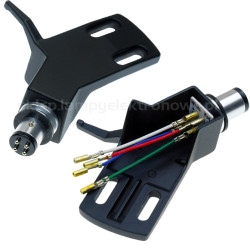 Uchwyt wkładki gramofonowej kątowy Black