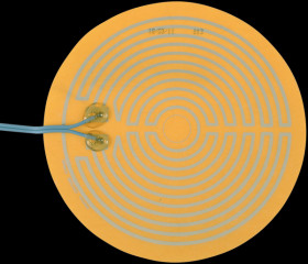 2115263 Heating foil, 12 V, 14 W, 174 mm, round, individual