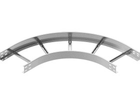 Łuk drabinki LDC400H80 N 90st grubość blachy 2,0mm 496340 BAKS