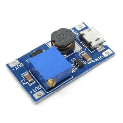 MT3608 2A 4-28V DC-DC Adjustable Step-Up Voltage Converter with Micro-USB Input