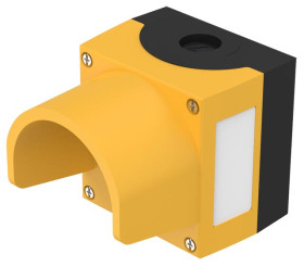 Obudowa kasety sterowniczej EAO 1-otworowa Ø 22.3mm Żółty 45