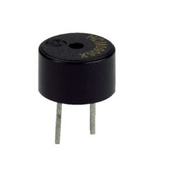 Buzzer elektromagnetyczny; HCM1003; 75 dB (d=0,1m); 2÷5V; 20mA; fi 10mm; 2,5kHz; przewlekany (THT); 5; ciągły; z generatorem; pi