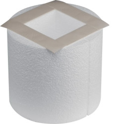 tehalit.UK System szalunkowy element VR06 fi215mm wys. 200mm styropian SEVR06200