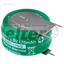 Akumulator 170mAh 2,4v NI-MH do wlutowania