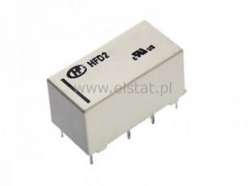 Przekaźnik 12V 2 styk przeł. 2A 30V monostabilny