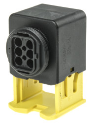 Złącze samochodowe 6-pinowe TE Connectivity 2-rzędowe Żeński HDSCS Montaż na kablu Złącze przewodów samochodowych
