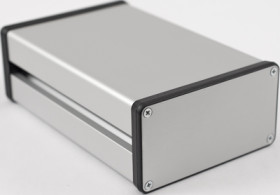 Aluminum enclosure, (L x W x H) 120 x 103 x 53 mm, natural, IP54, 1455NC1601