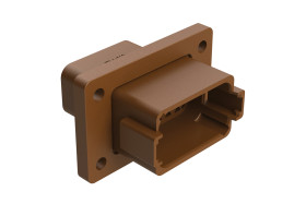 Złącze samochodowe 12-pinowe Amphenol Industrial 2-rzędowe Męski 13A AT Montaż na panelu Złącze samochodowe