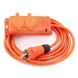 Przedłużacz budowlany 2-gniazdowy IP44 16A 230V H07BQ-F 3*2,5 3M 2OW16032P