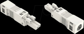 890-122 WINSTA® MINI, female 2-pole, with strain relief housing